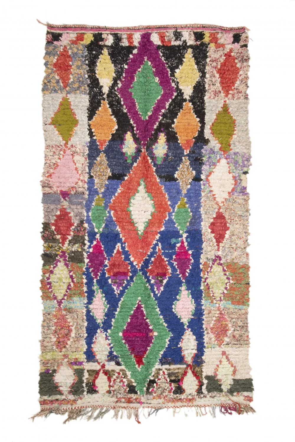 Tapis Marocain Berbère Boucherouite 295 x 150 cm