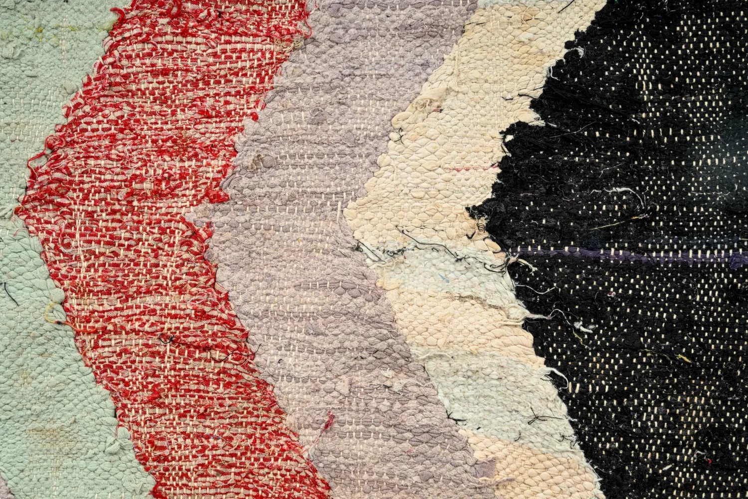 Tapis berbère marocain Boucherouite 130 x 260 cm