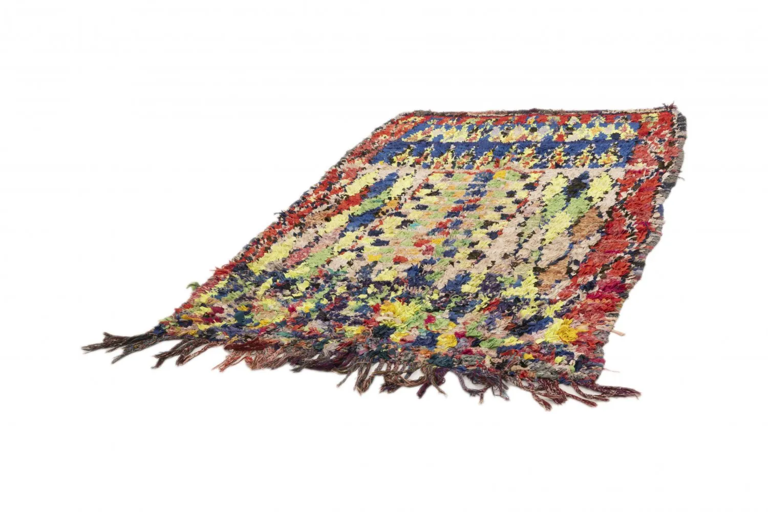 Tapis Marocain Berbère Boucherouite 180 x 115 cm