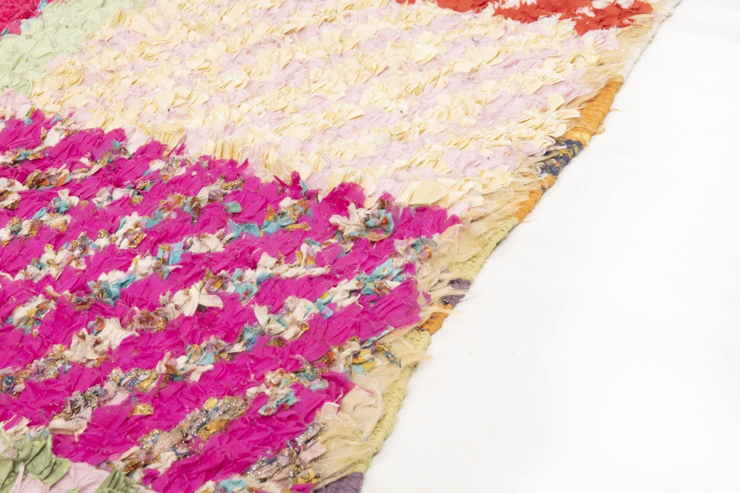 Tapis Marocain Berbère Boucherouite 205 x 100 cm