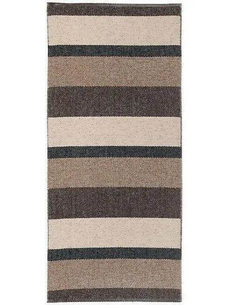 Tapis en plastique - Horredsmattan Block metallic (marron)