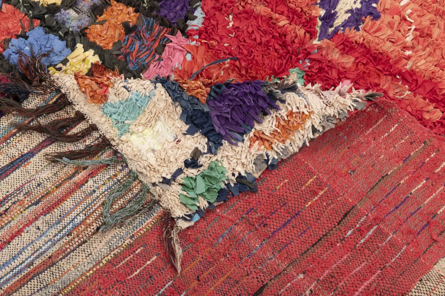 Tapis Marocain Berbère Boucherouite 195 x 125 cm