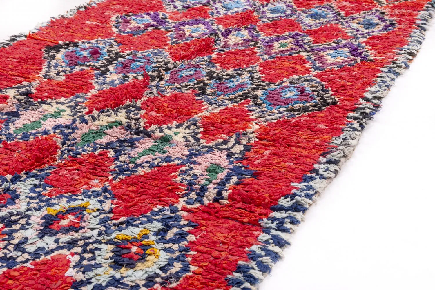 Tapis Marocain Berbère Boucherouite 295 x 110 cm
