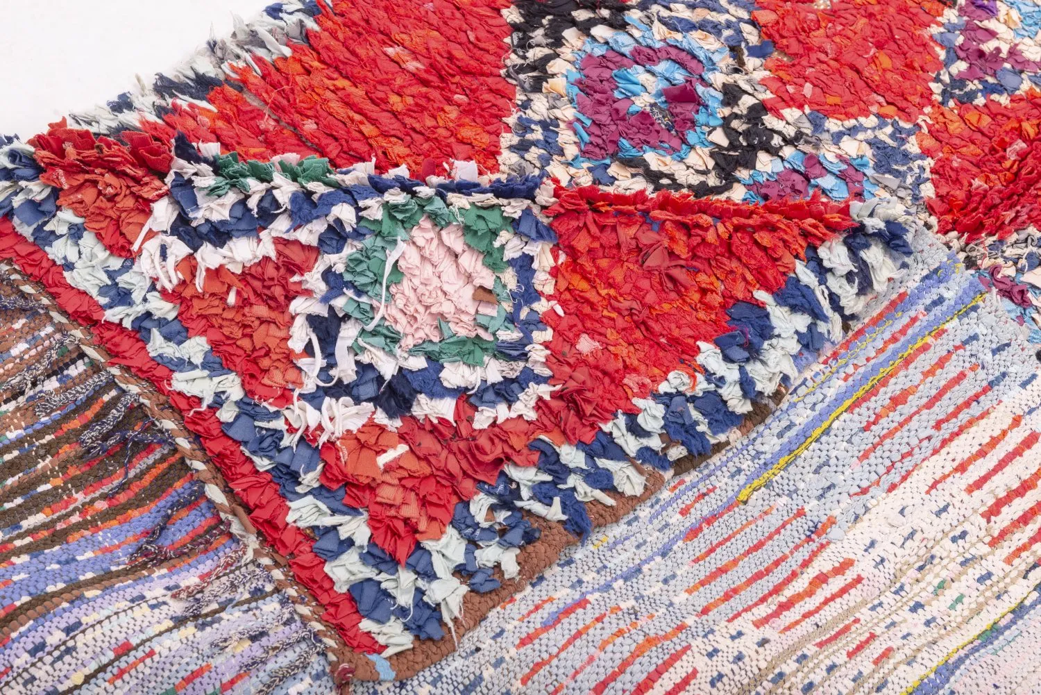 Tapis Marocain Berbère Boucherouite 295 x 110 cm