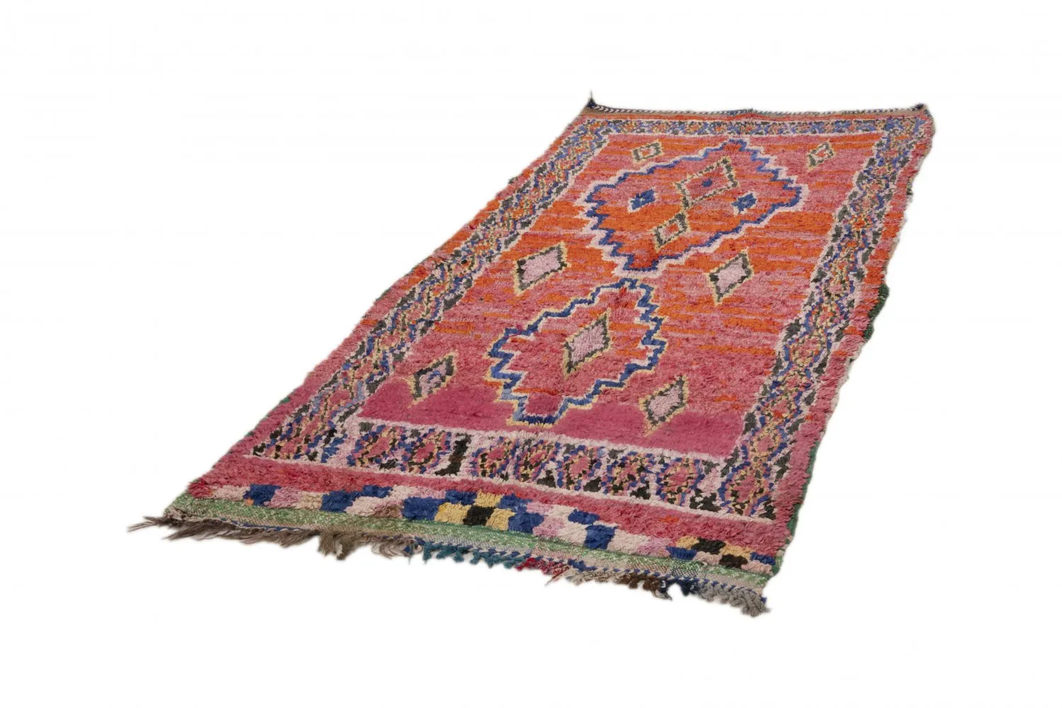 Tapis Marocain Berbère Boucherouite 275 x 130 cm