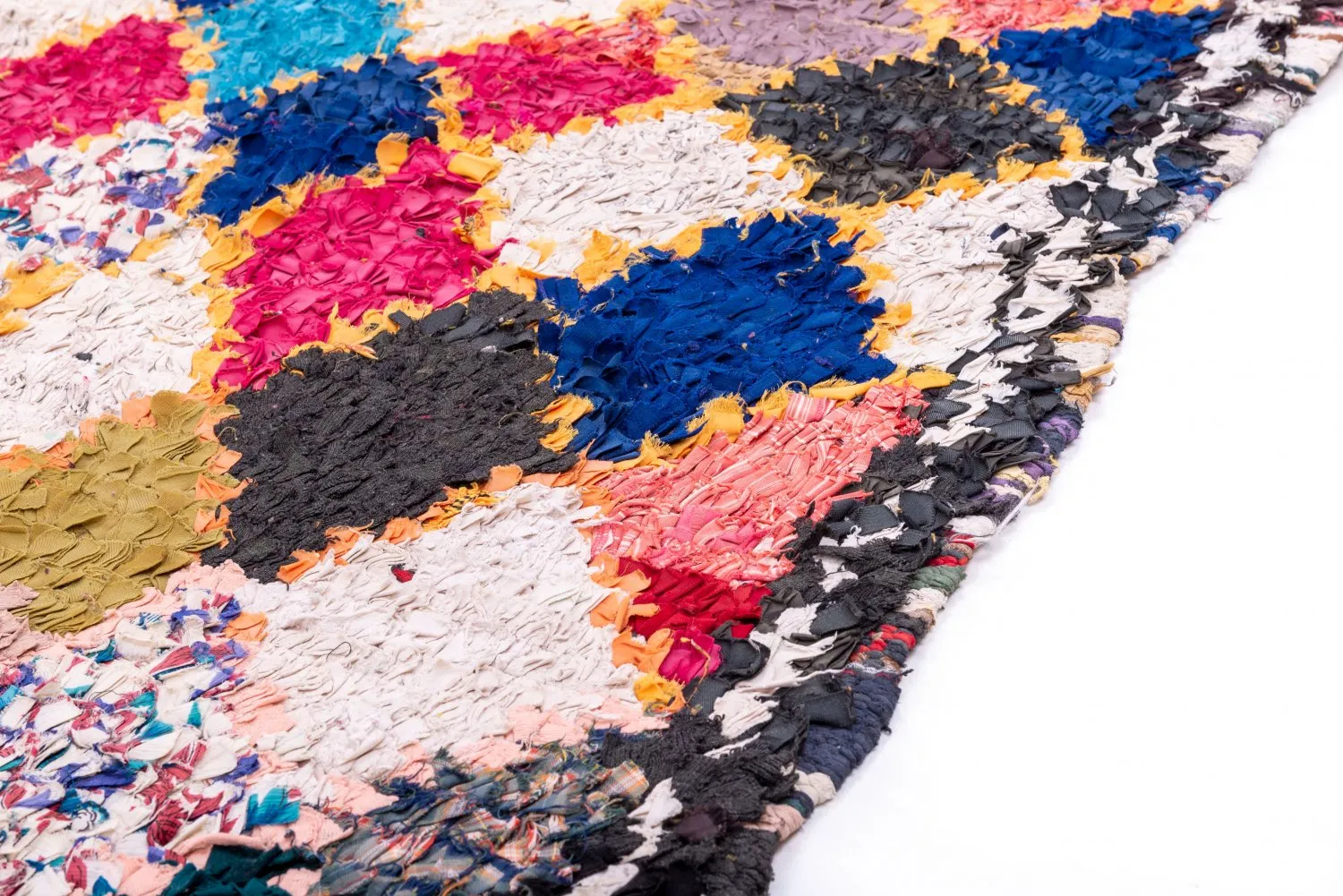 Tapis Marocain Berbère Boucherouite 185 x 150 cm