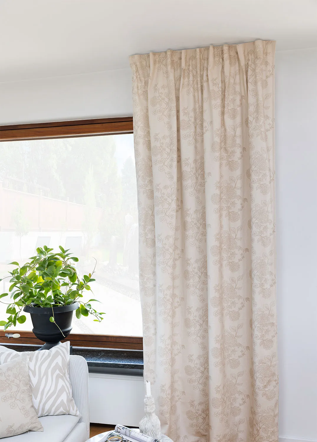 Rideaux - Rideau en coton Minna (beige)