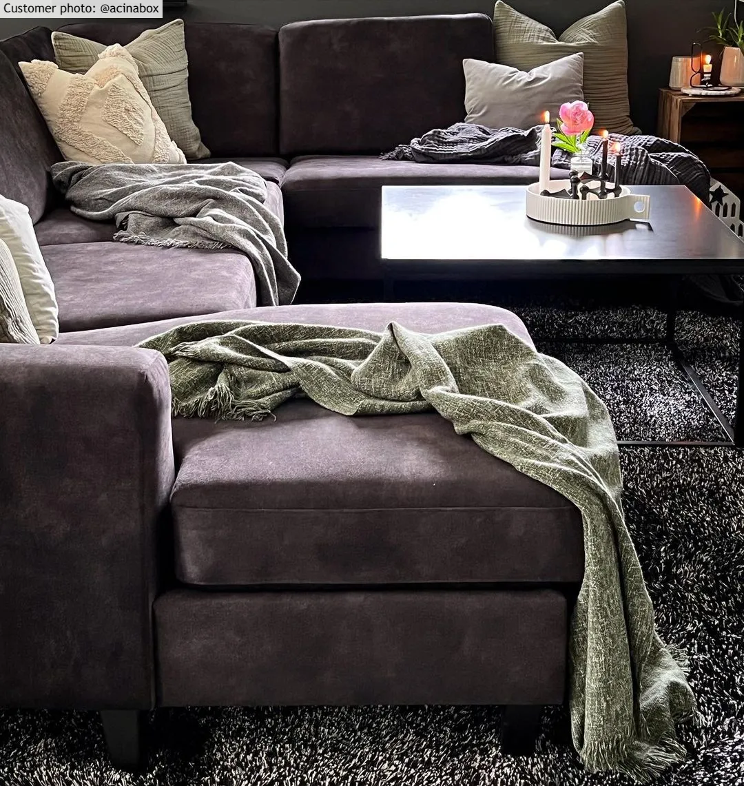 Tapis à poils longs - Cosy (anthracite)