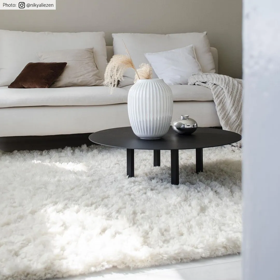Tapis en laine - Aliste Wool Shaggy (blanc neige)
