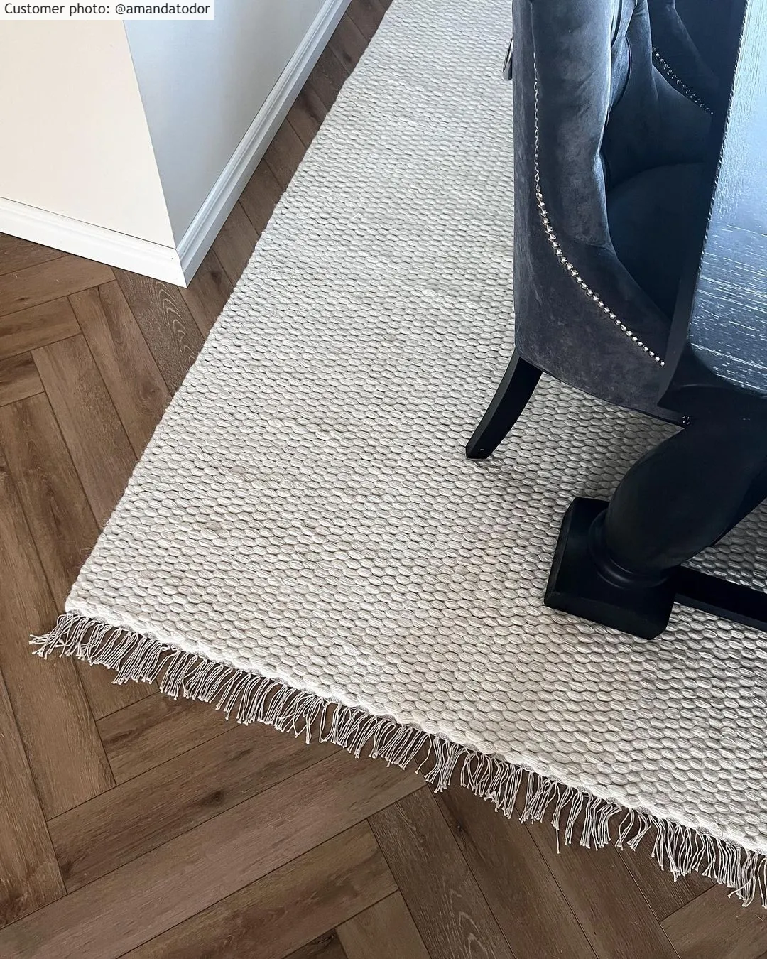Tapis en laine - Cartmel (blanc cassé)