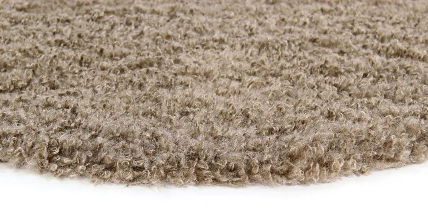 Tapis ronds - Antuco (marron)