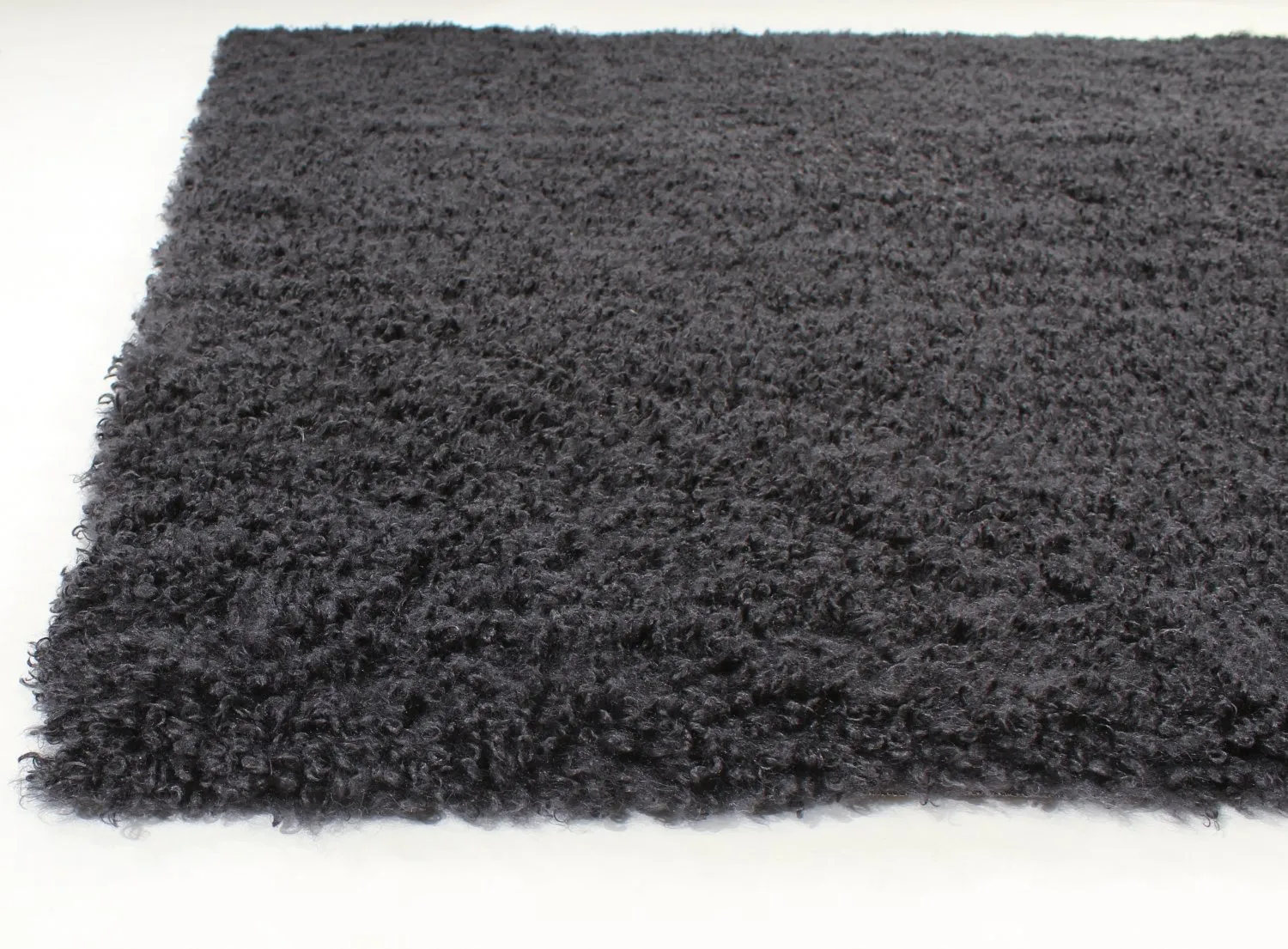 Tapis à poils longs - Antuco (gris foncé)