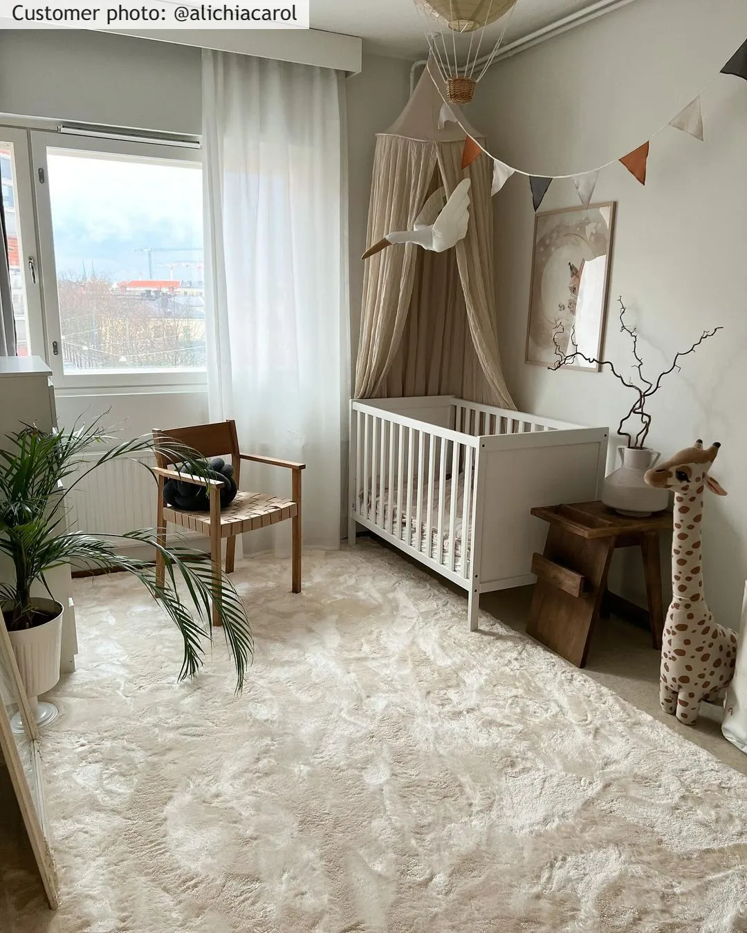 Tapis moelleux - Aranga Super Soft Fur (beige)