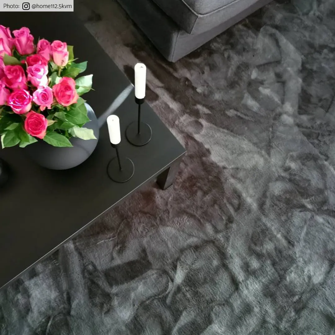 Tapis ronds - Aranga Super Soft Fur (anthracite)