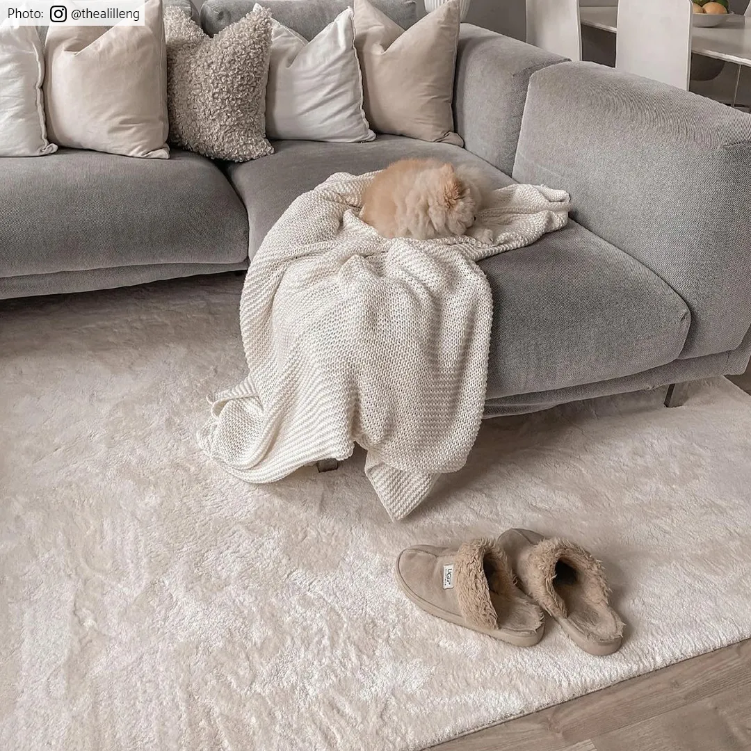 Tapis moelleux - Aranga Super Soft Fur (beige)