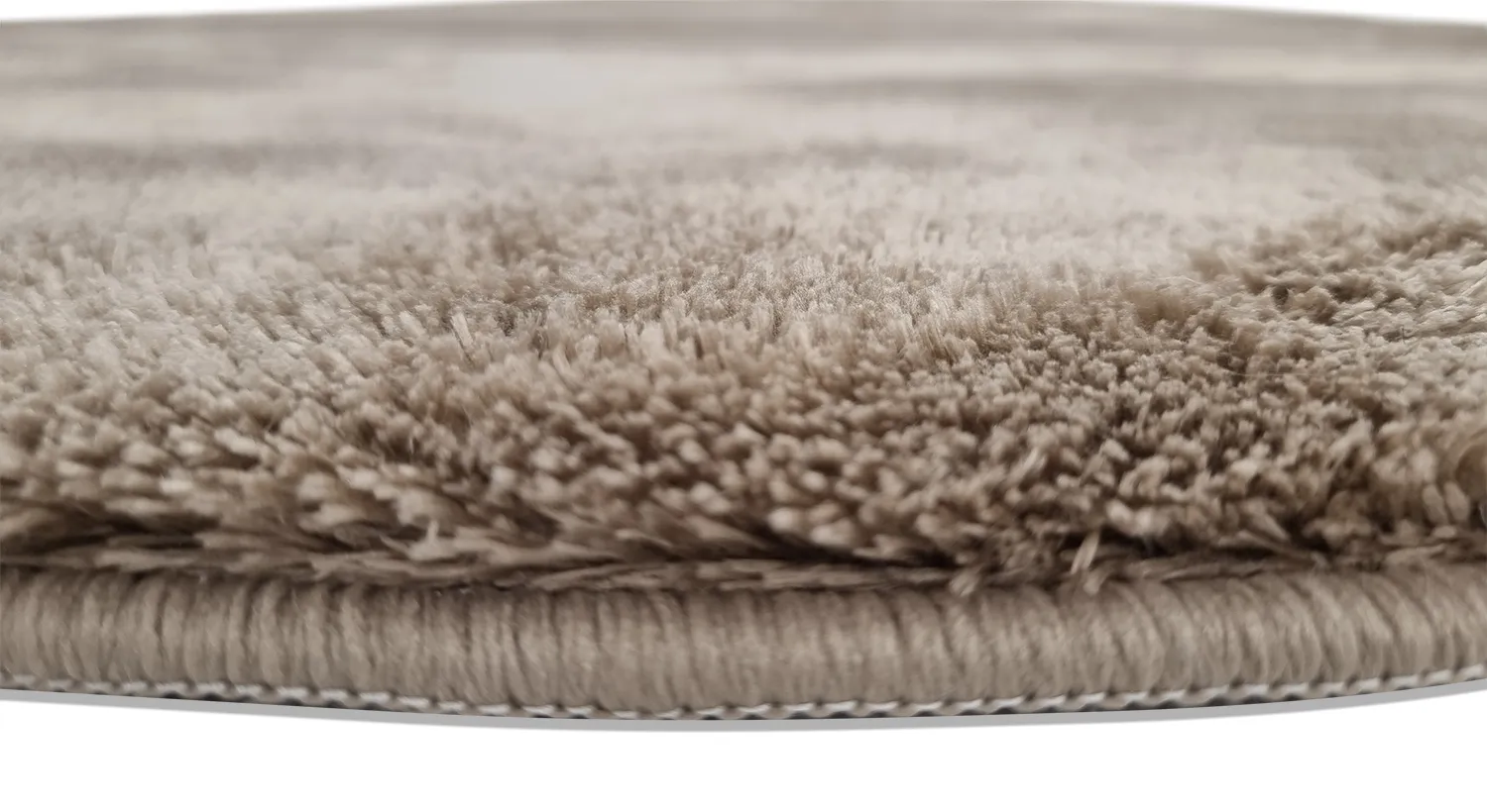 Tapis ronds - Aranga Super Soft Fur (marron)