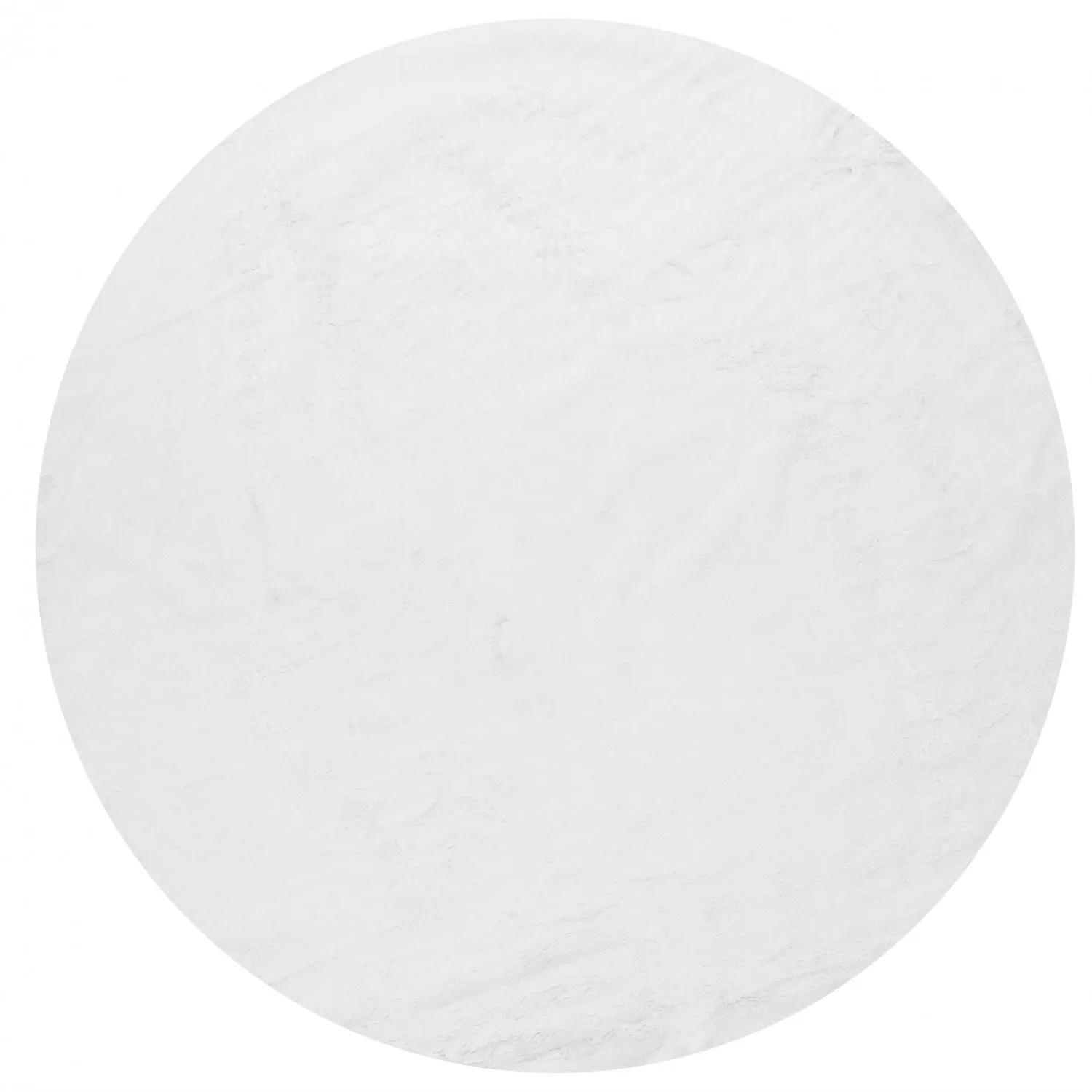 Tapis ronds - Aranga Super Soft Fur (blanc)