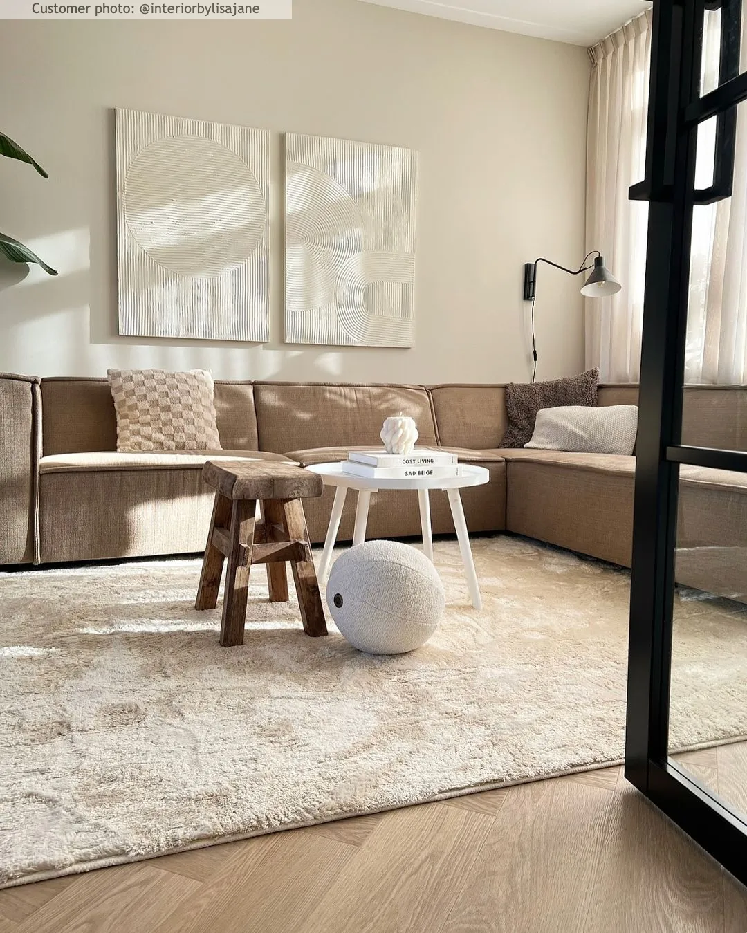 Tapis moelleux - Aranga Super Soft Fur (beige)