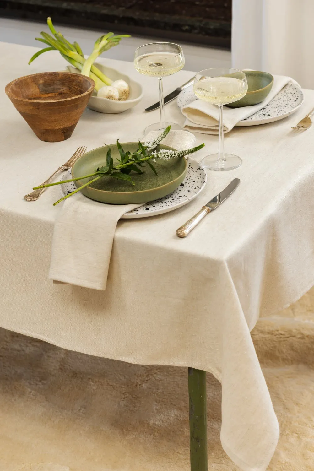 Nappe en lin Astrid (blanc)