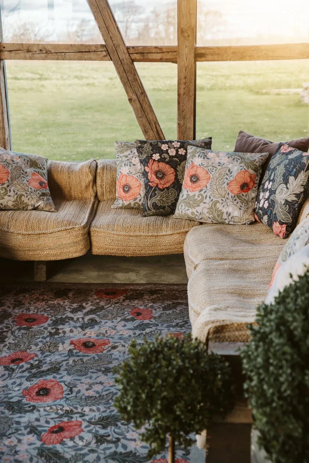 Housse de coussin - Poppy (beige)