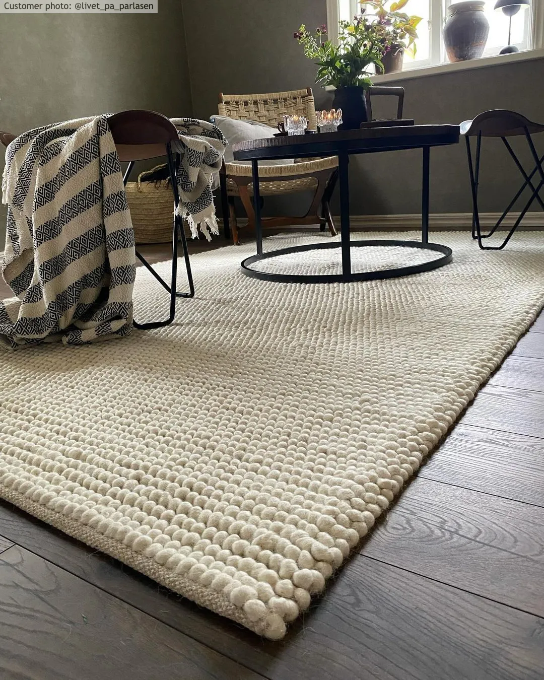 Tapis en laine - Avafors Wool Bubble (beige)