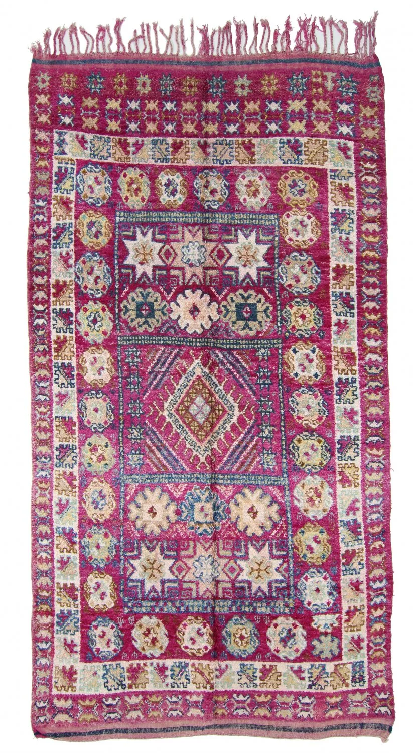 Tapis Kilim marocain Azilal 370 x 190 cm