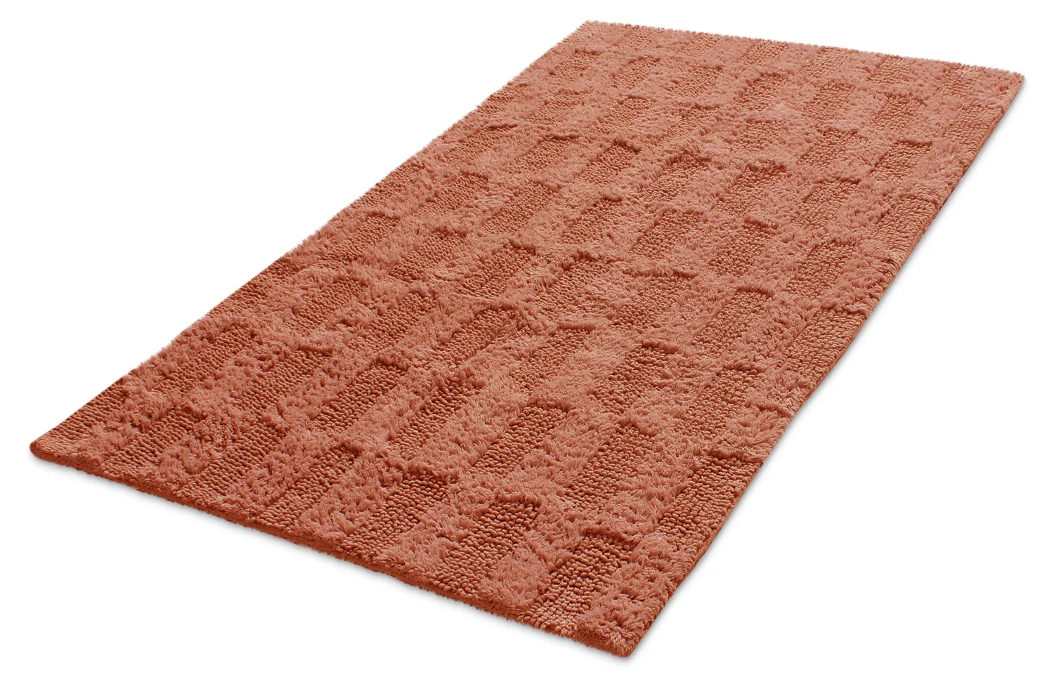 Tapis de salle de bain - Bevin (terracotta)