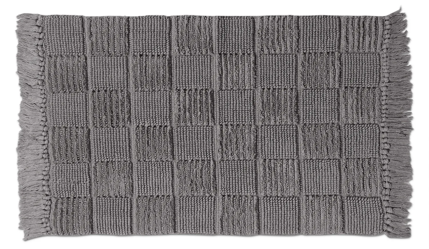 Tapis de salle de bain - Duna (gris foncé)