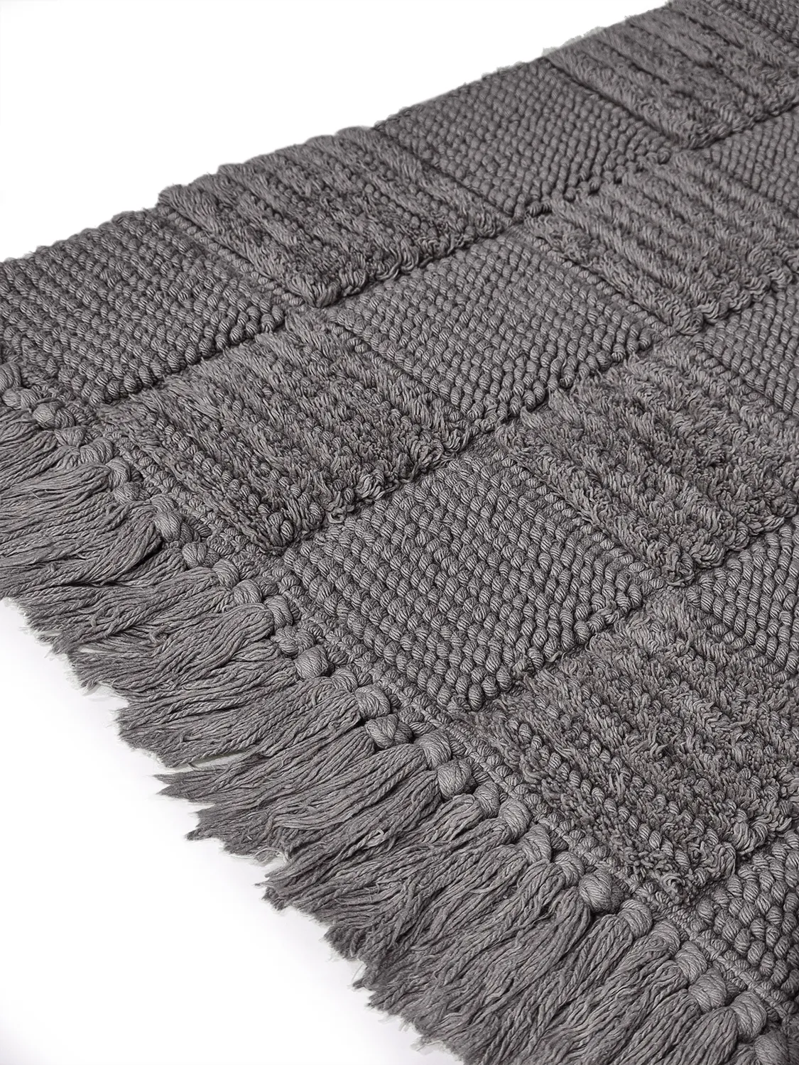Tapis de salle de bain - Duna (gris foncé)