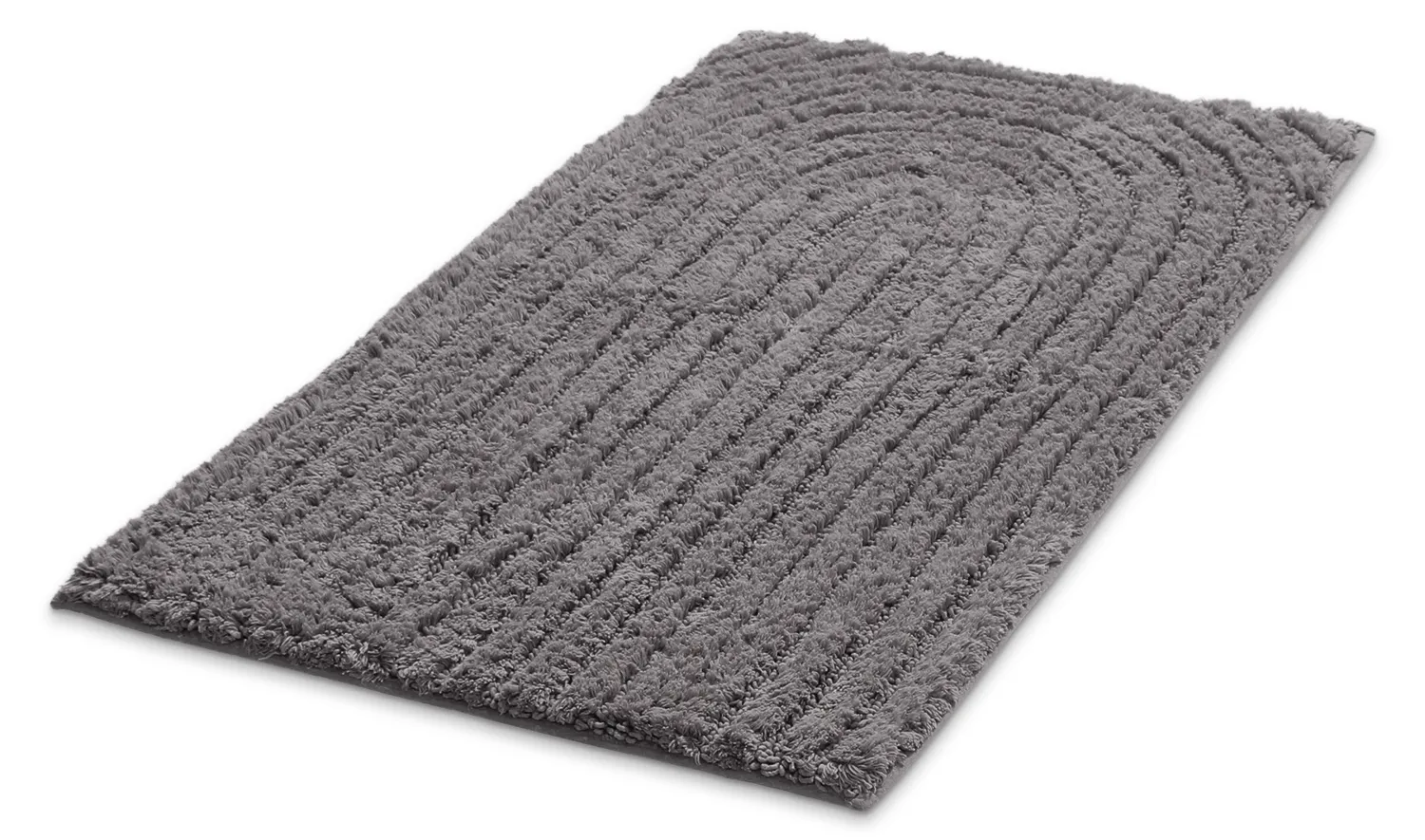 Tapis de salle de bain - Evena (gris foncé)
