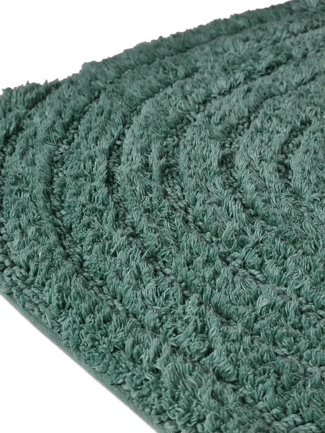 Tapis de salle de bain - Evena (vert foncé)