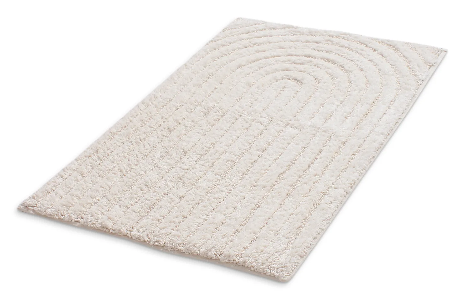 Tapis de salle de bain - Evena (blanc cassé)
