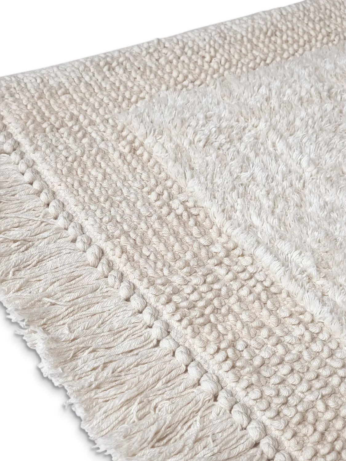 Tapis de salle de bain - Flynn (blanc cassé)