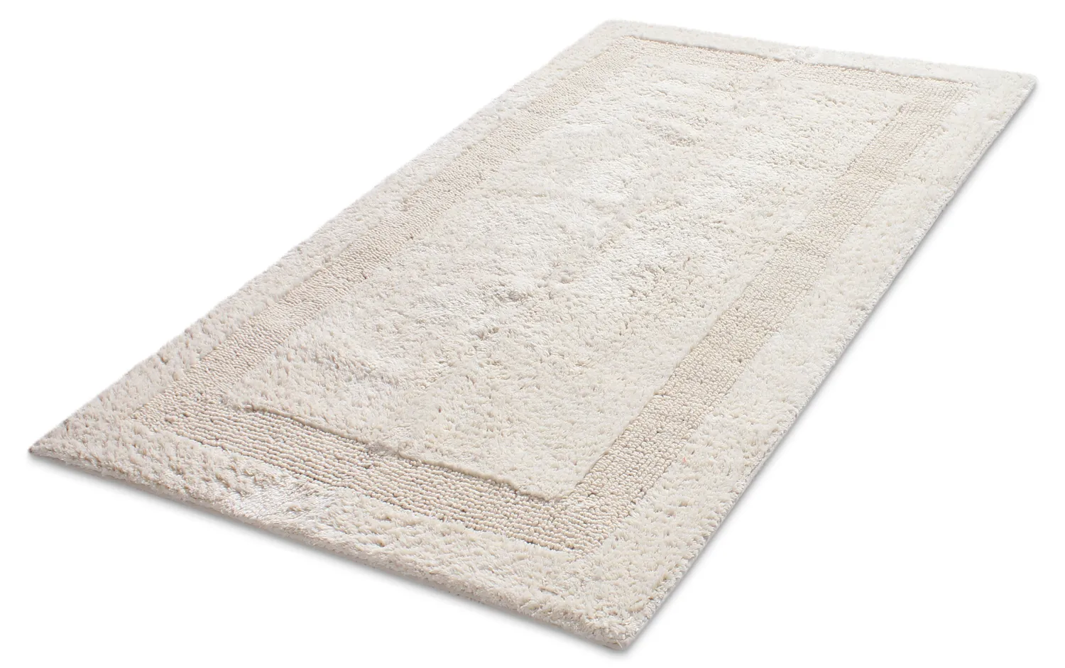 Tapis de salle de bain - Nila (blanc cassé)