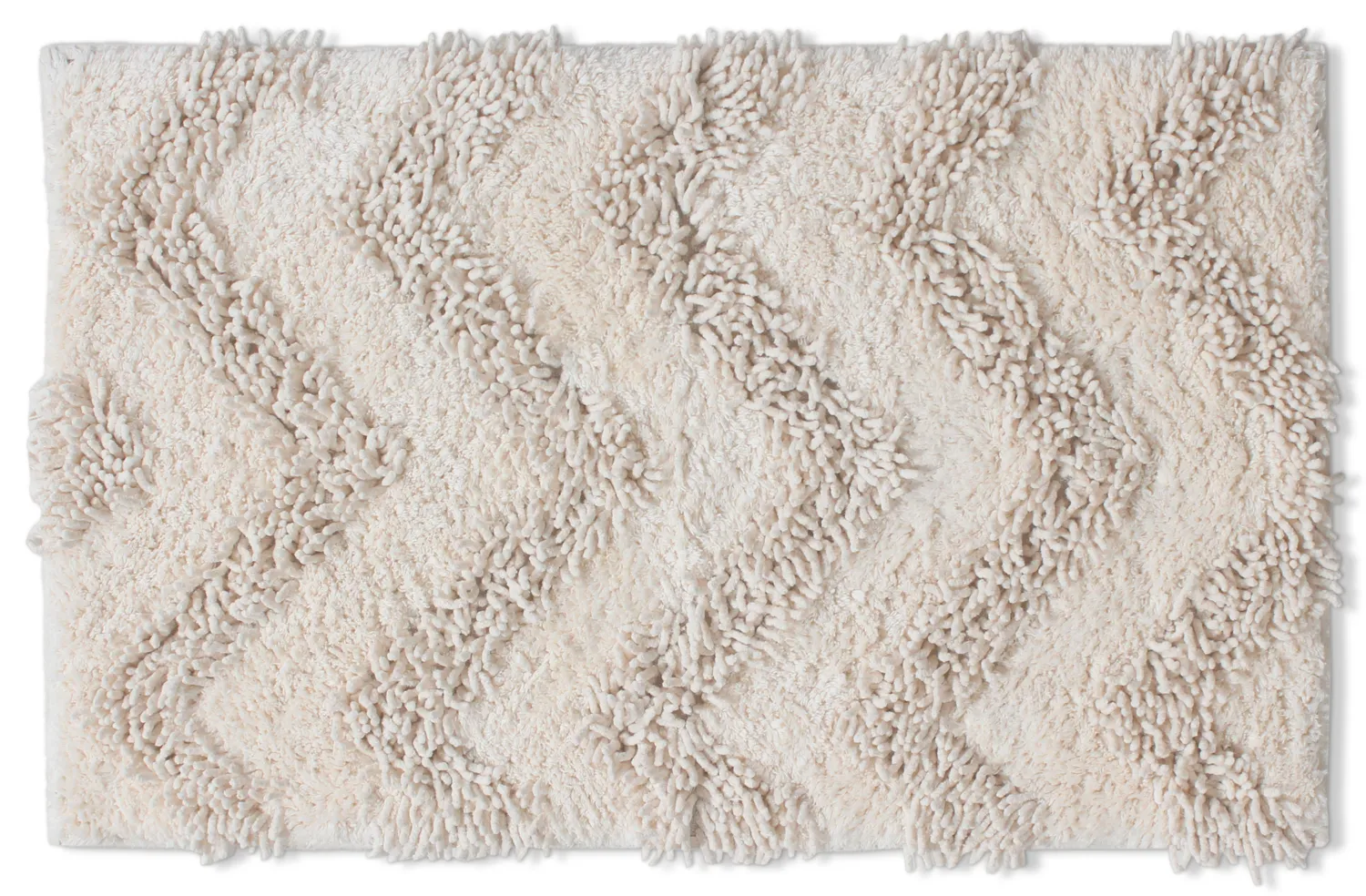 Tapis de bain - Tressa (blanc cassé)