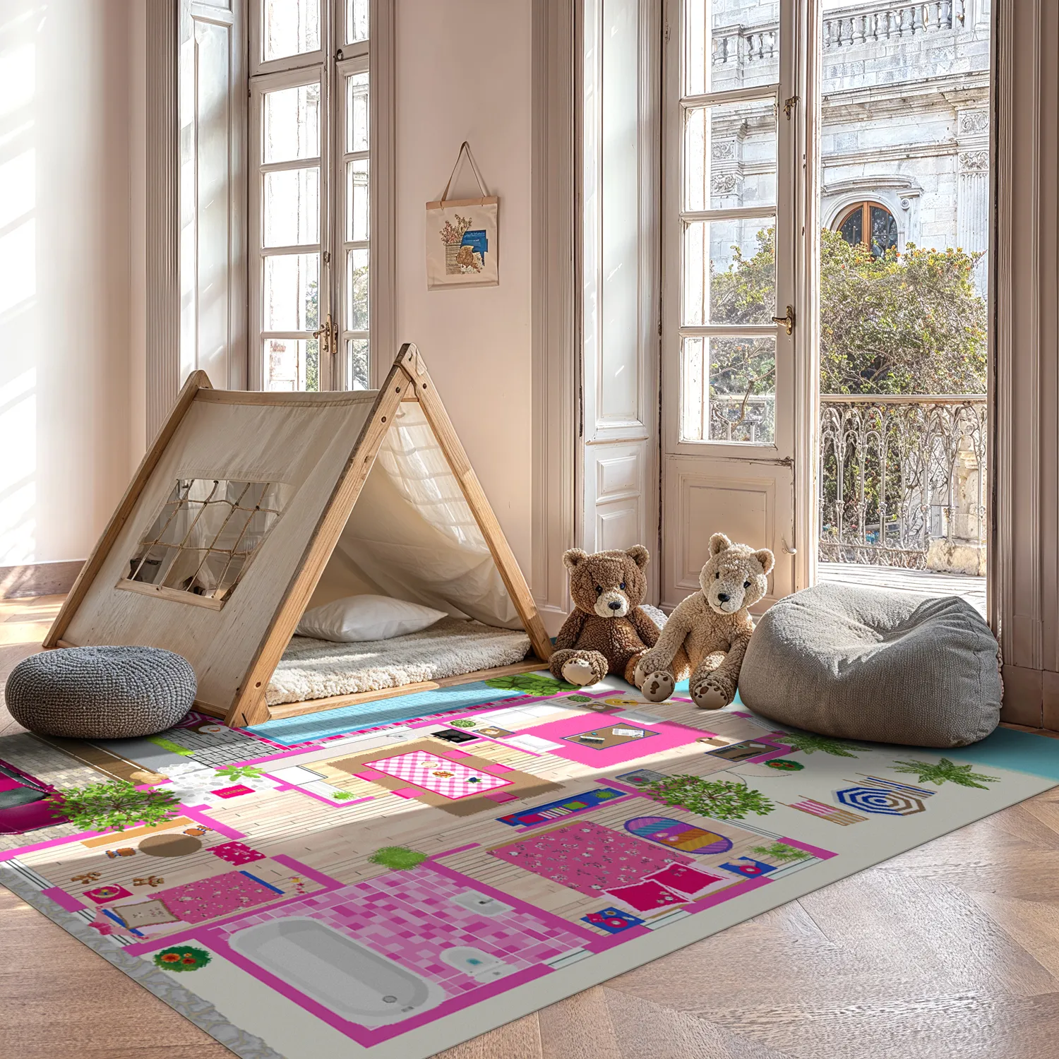 Tapis enfant - Beach world