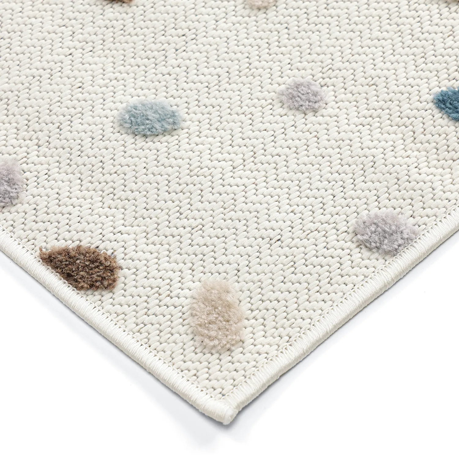 Tapis Enfant - Confetti (crème/multicolore)