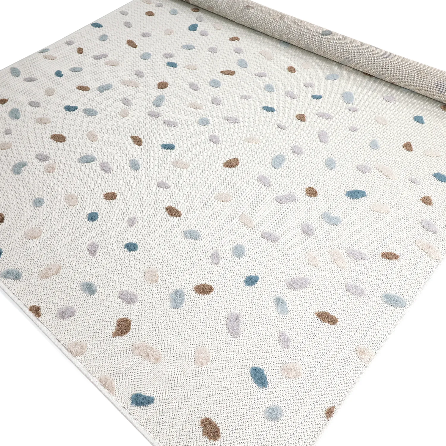 Tapis Enfant - Confetti (crème/multicolore)