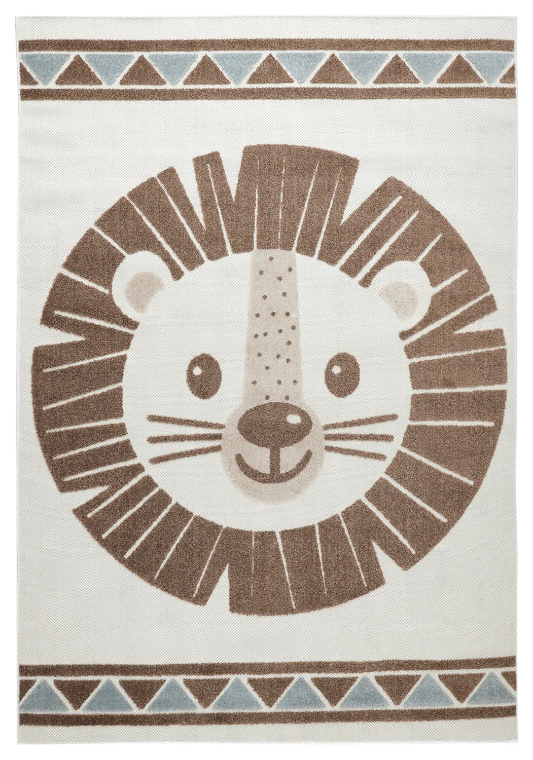 Tapis Enfant - Kind Lion (crème/bleu)