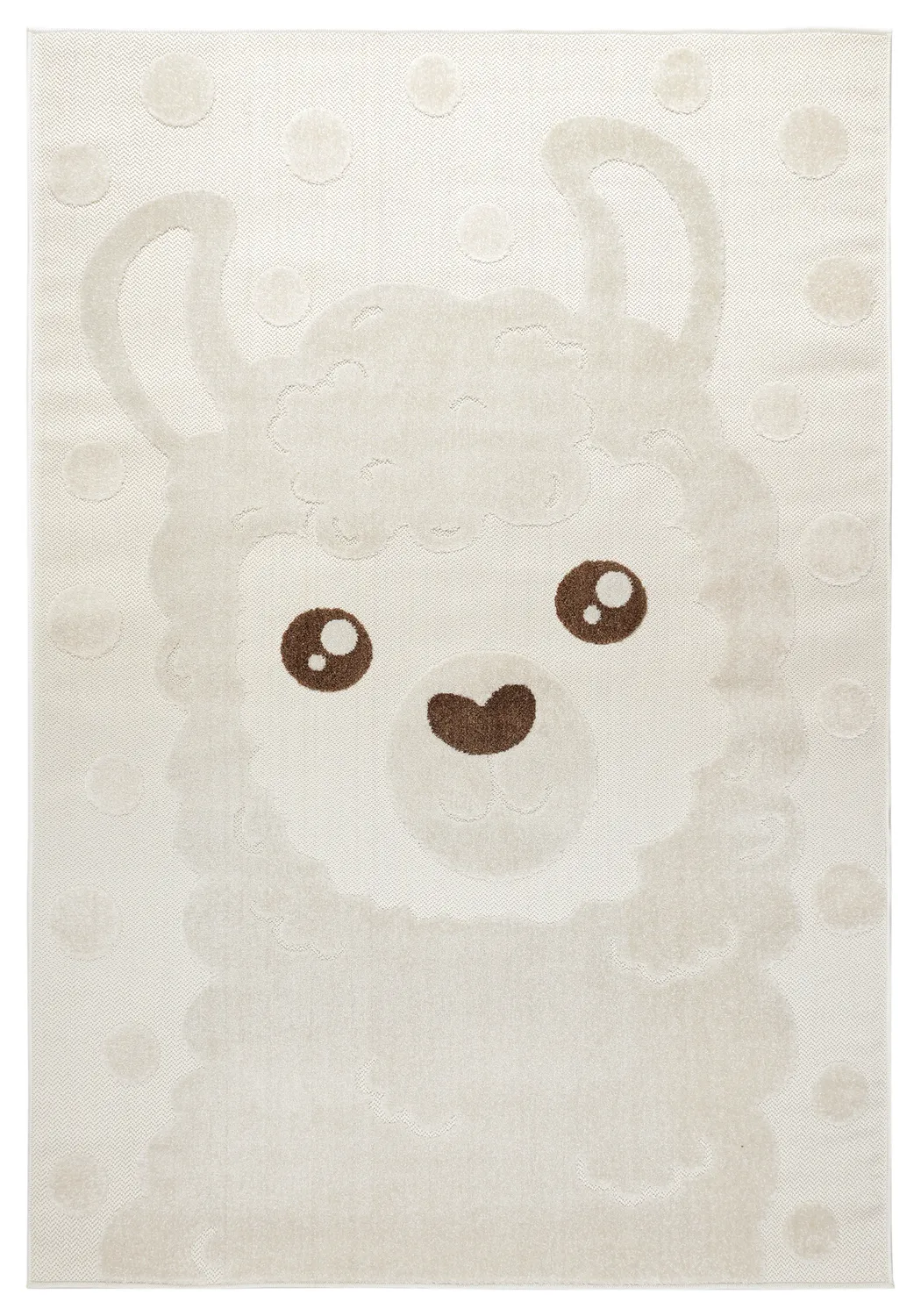 Tapis Enfant - Kind Llama (crème)