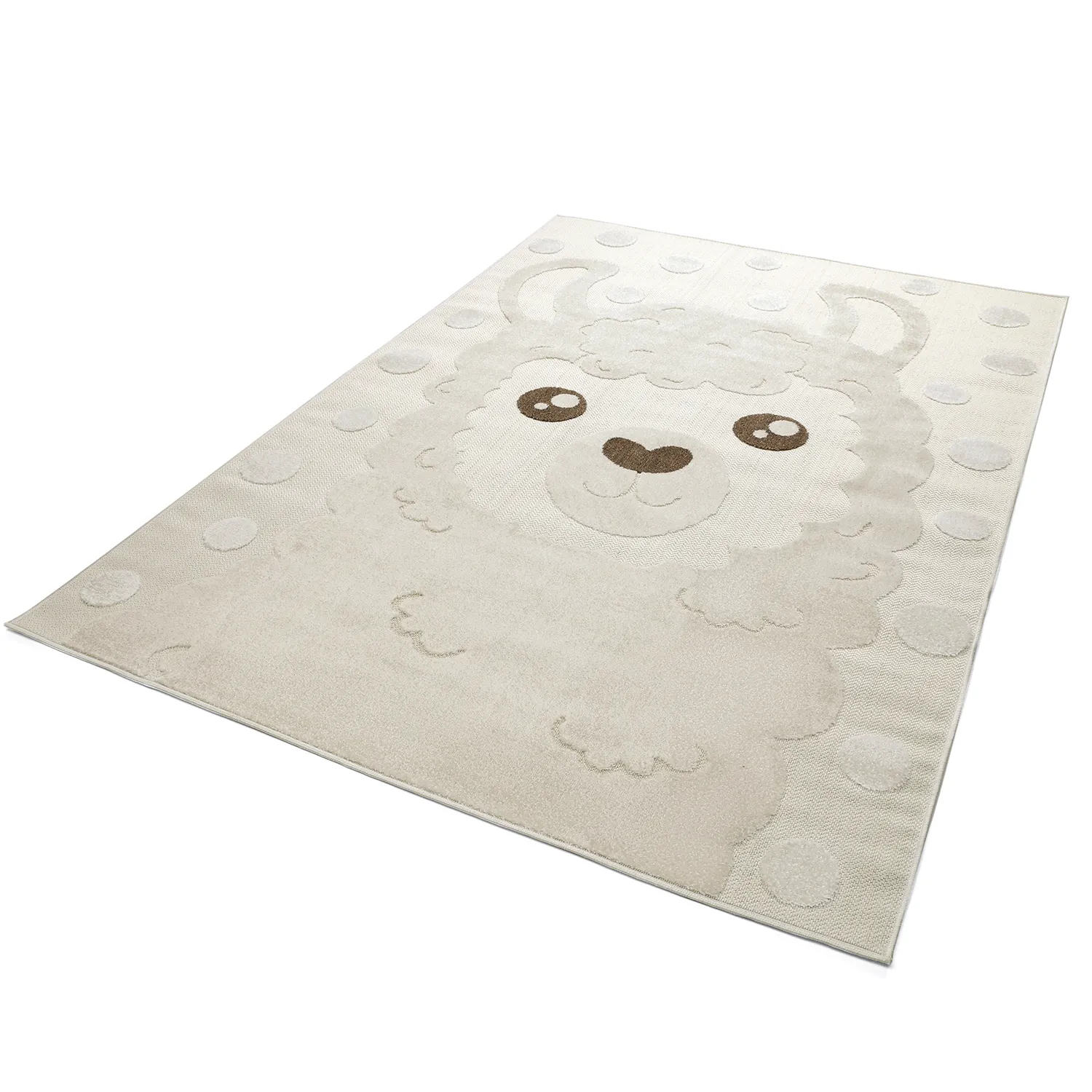 Tapis Enfant - Kind Llama (crème)