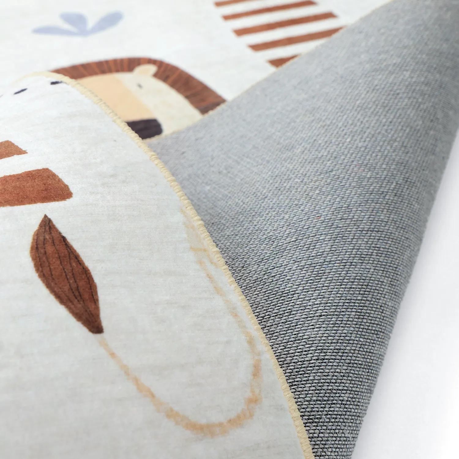 Tapis pour enfants - Lion Friends (beige)