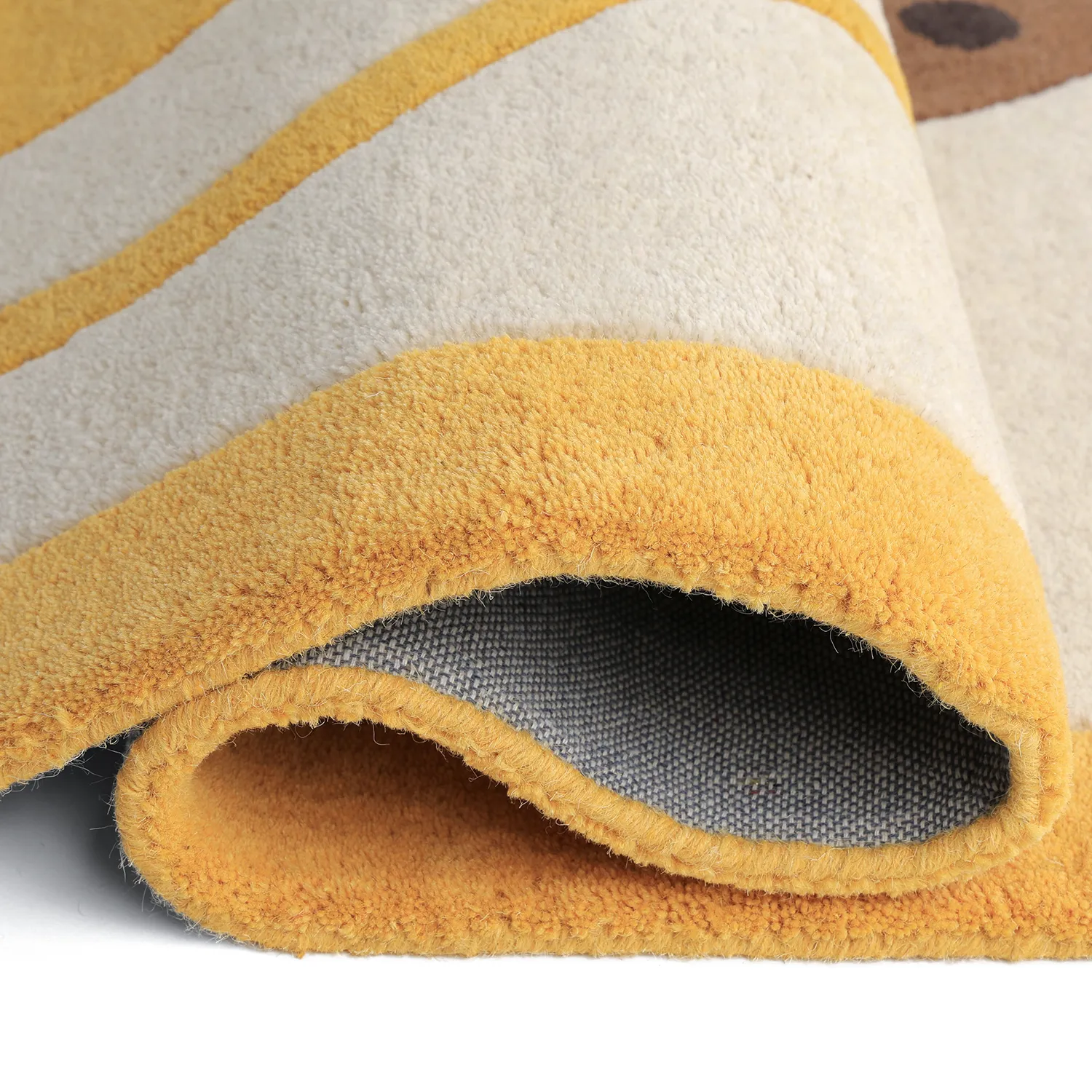 Tapis Enfant - Lion Hand Tufted Wool Premium (beige/multicolore)