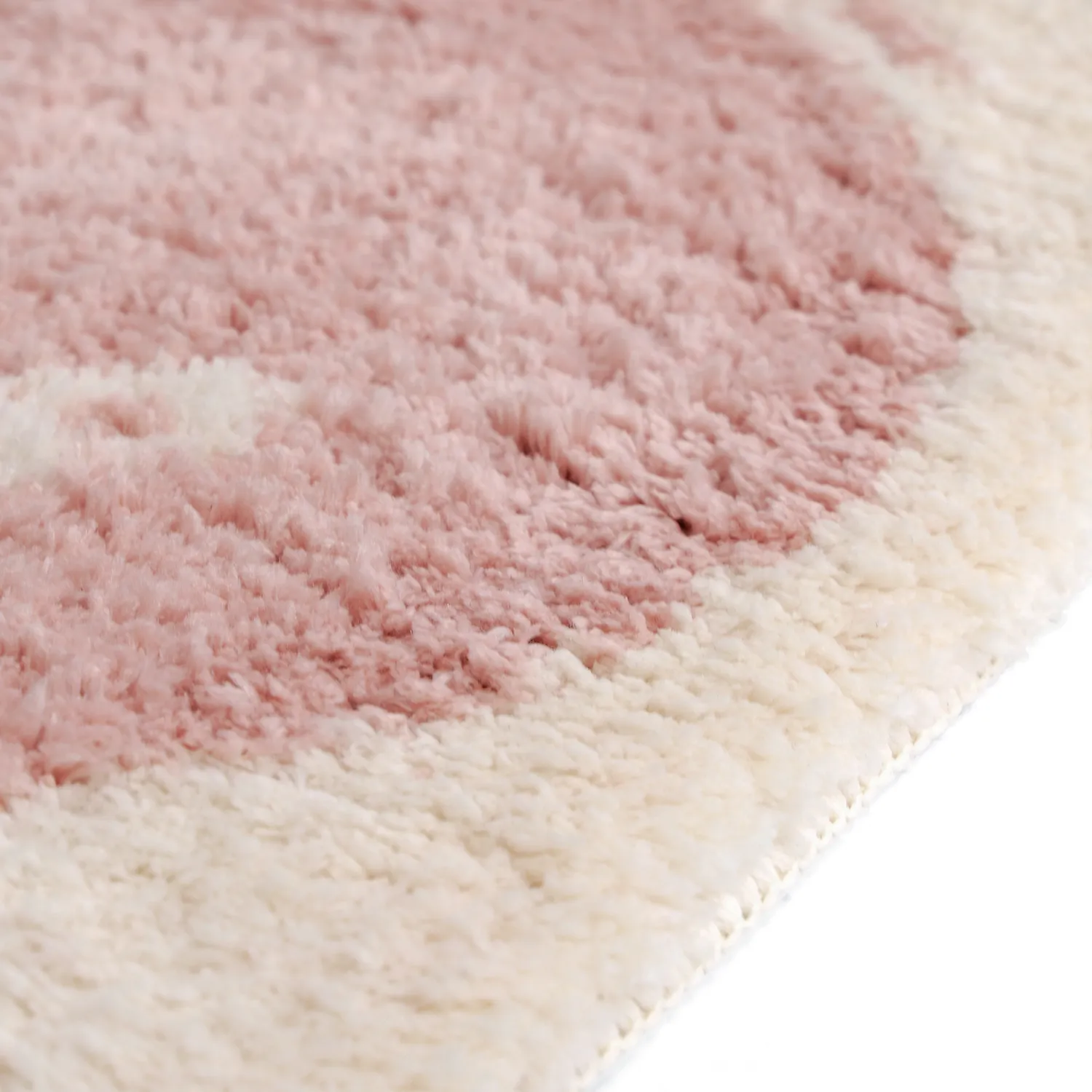 Tapis Enfant - Soft Dino (crème/rose)