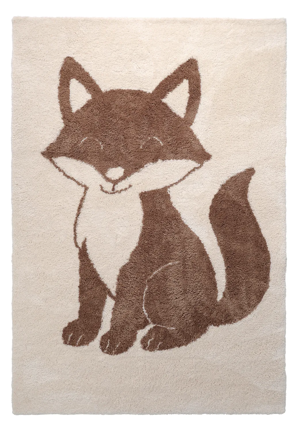 Tapis Enfant - Soft Fox (crème/marron)