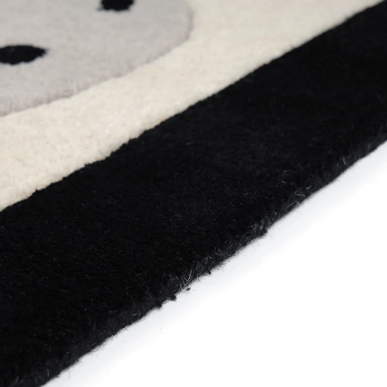Tapis Enfant - Zebra Hand Tufted Wool Premium (beige/noir)