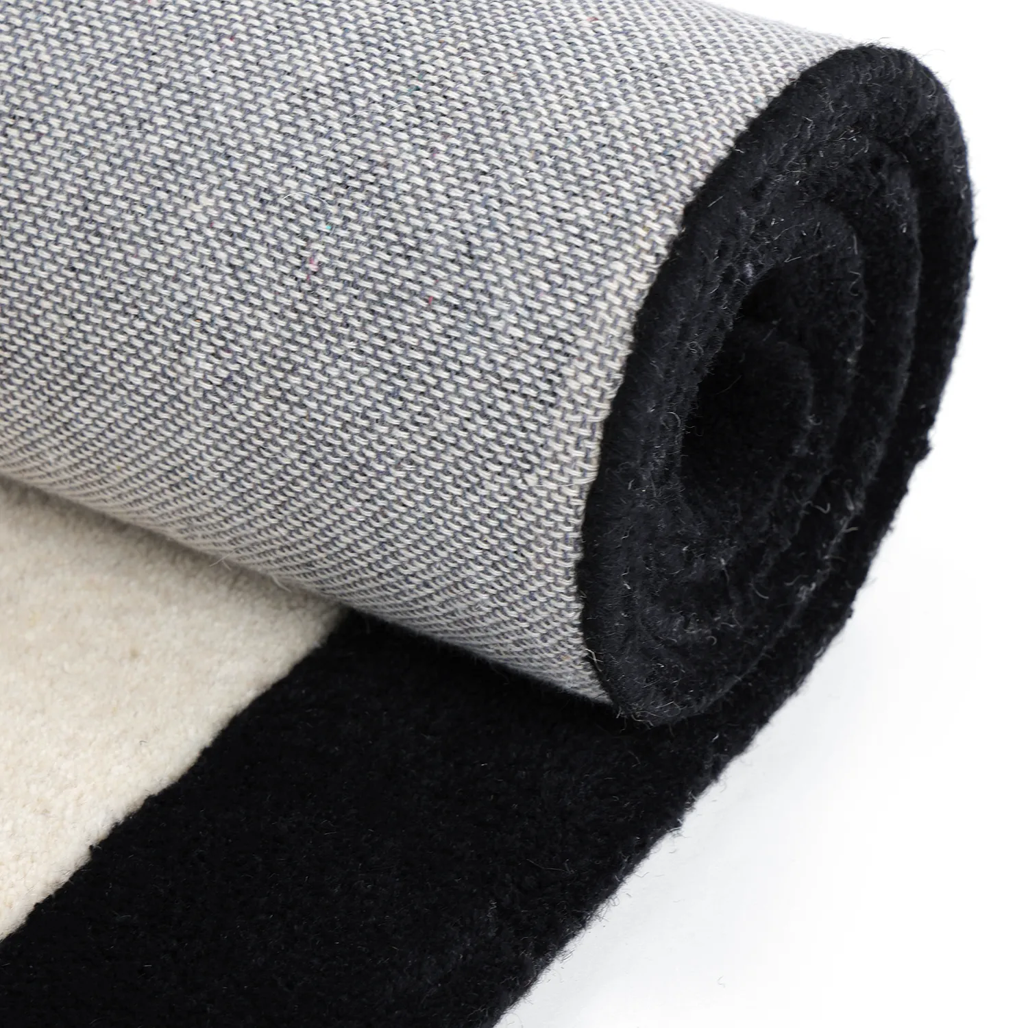 Tapis Enfant - Zebra Hand Tufted Wool Premium (beige/noir)