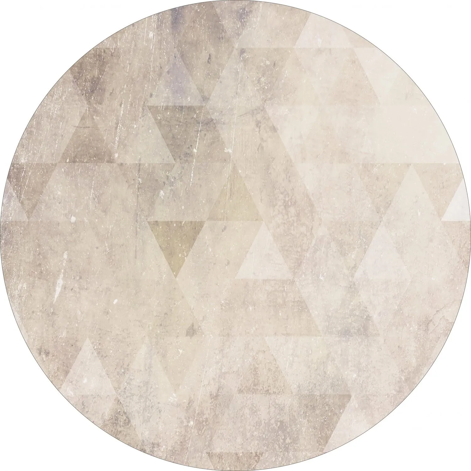 Tapis rond - Porto (beige)
