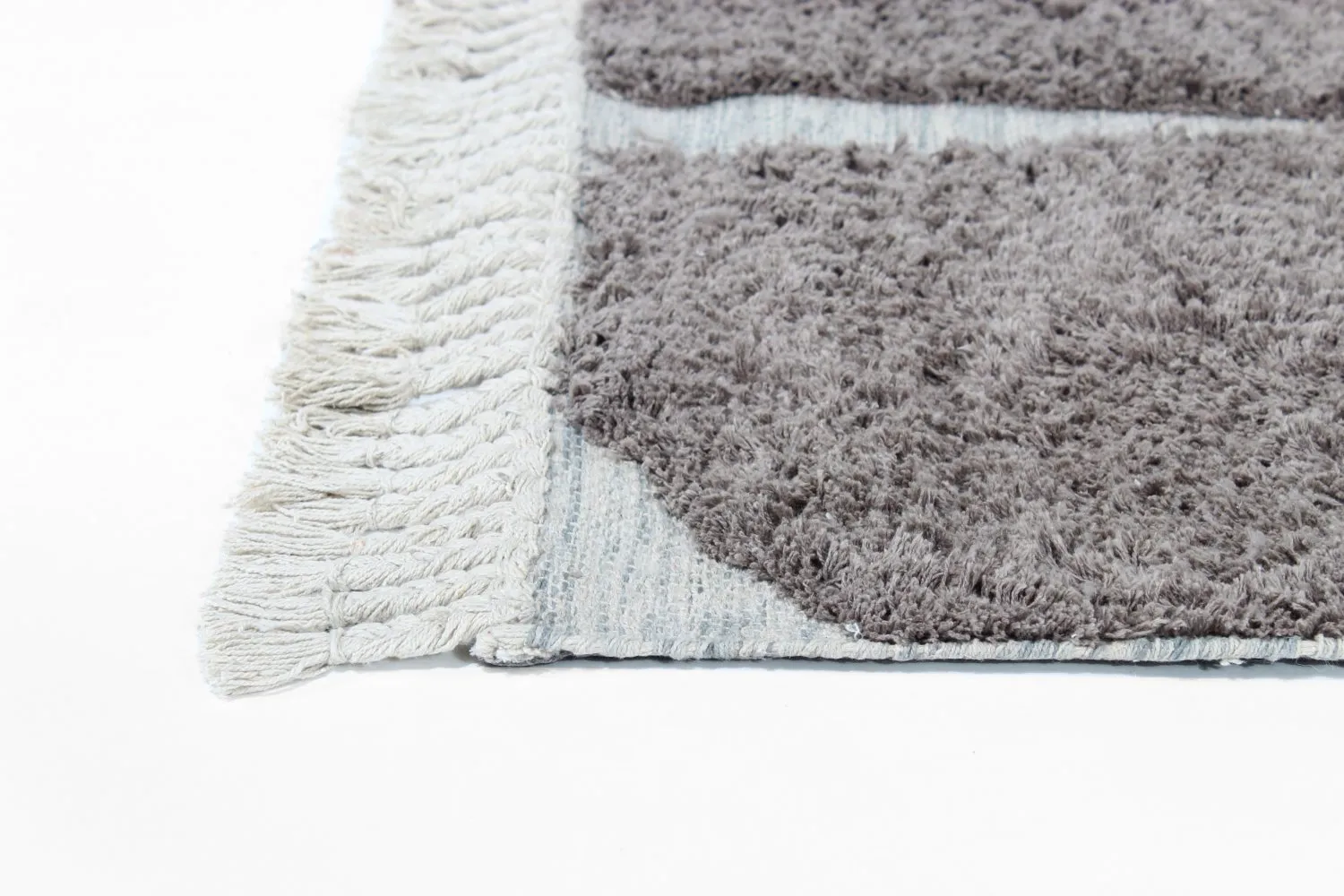 Tapis en coton - Split (gris)