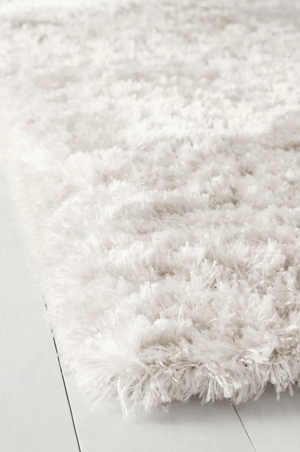 Tapis à poils longs - Janjira (blanc)